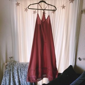 Cotton On Slip Dress with Lace like trim